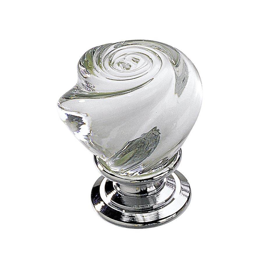 Richelieu America Traditional Murano Glass and Metal Knob - 9030