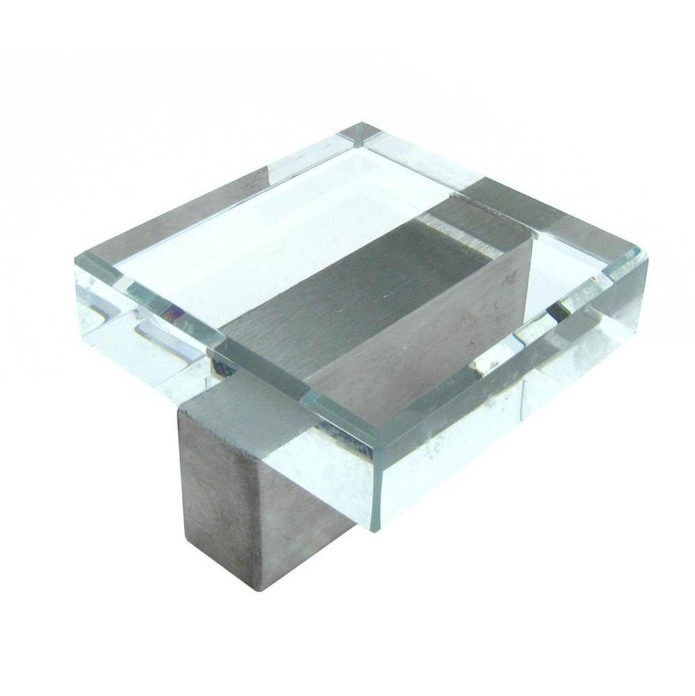 Richelieu America Contemporary Glass and Metal Knob - 2024
