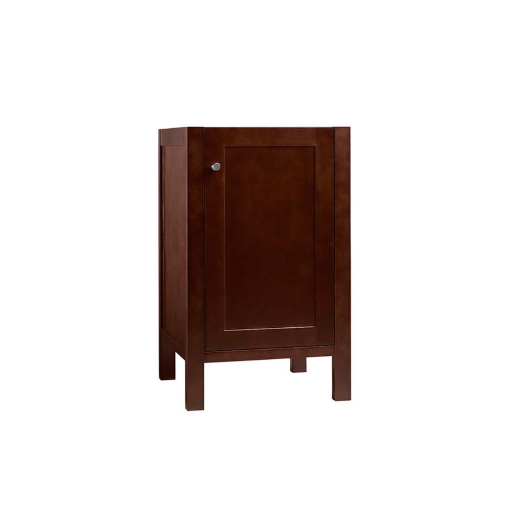 Ronbow 18'' Cami Bathroom Vanity Base Cabinet with Wood Door in Dark Cherry