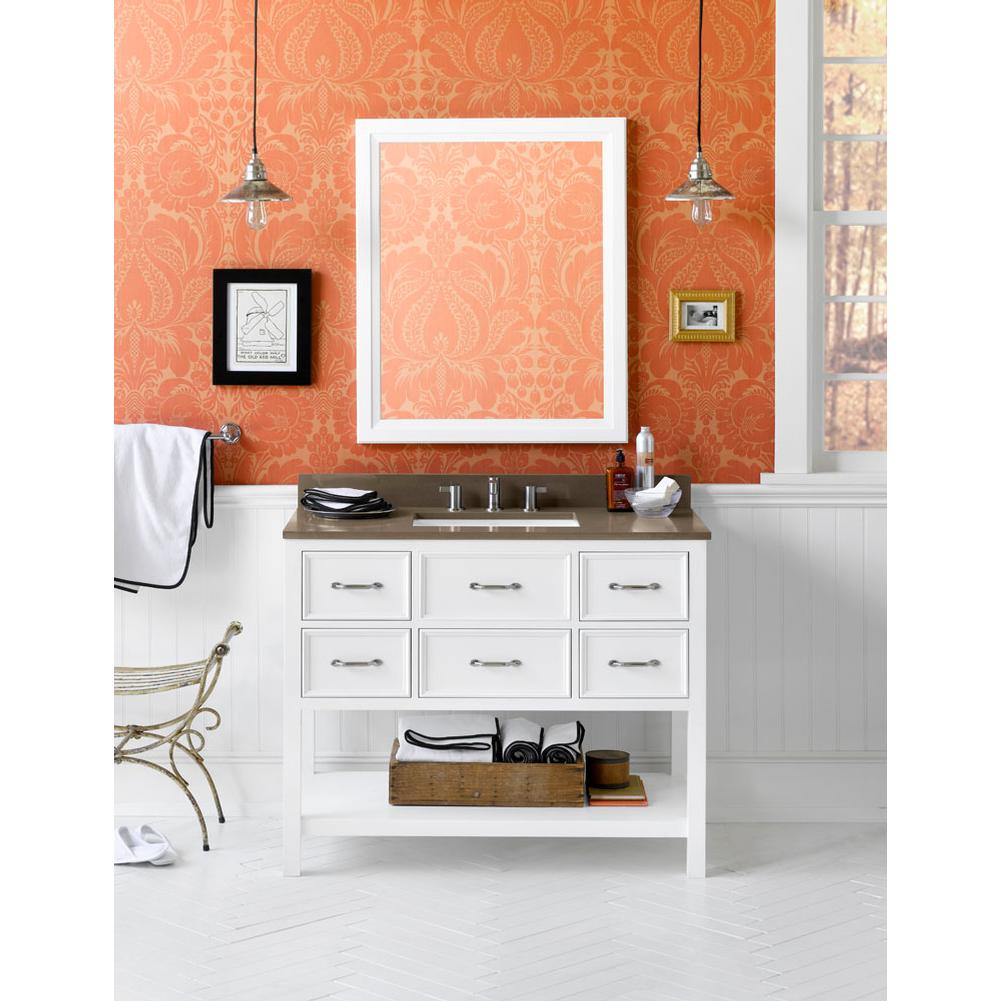 Ronbow 42'' Newcastle  Bathroom Vanity Cabinet Base in White