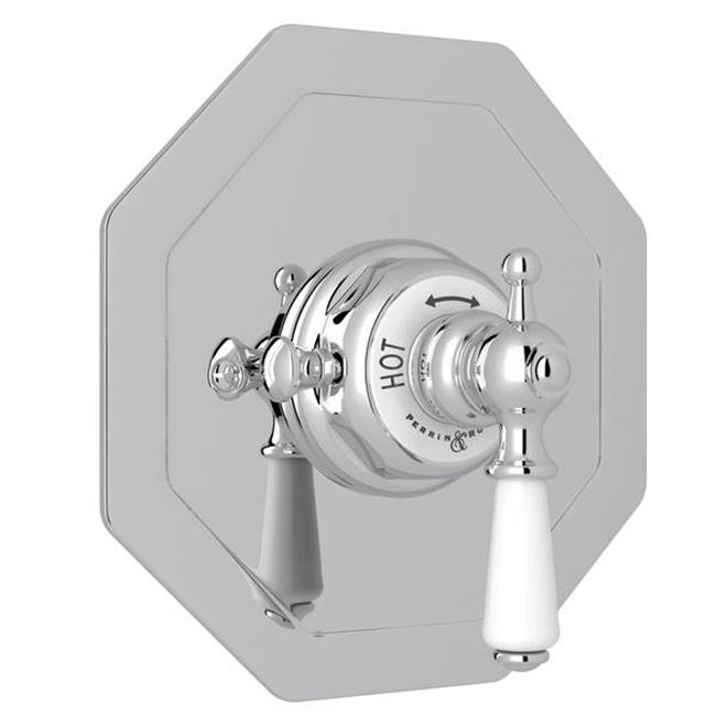 Rohl Edwardian™ 3/4'' Octagonal Thermostatic Trim Without Volume Control