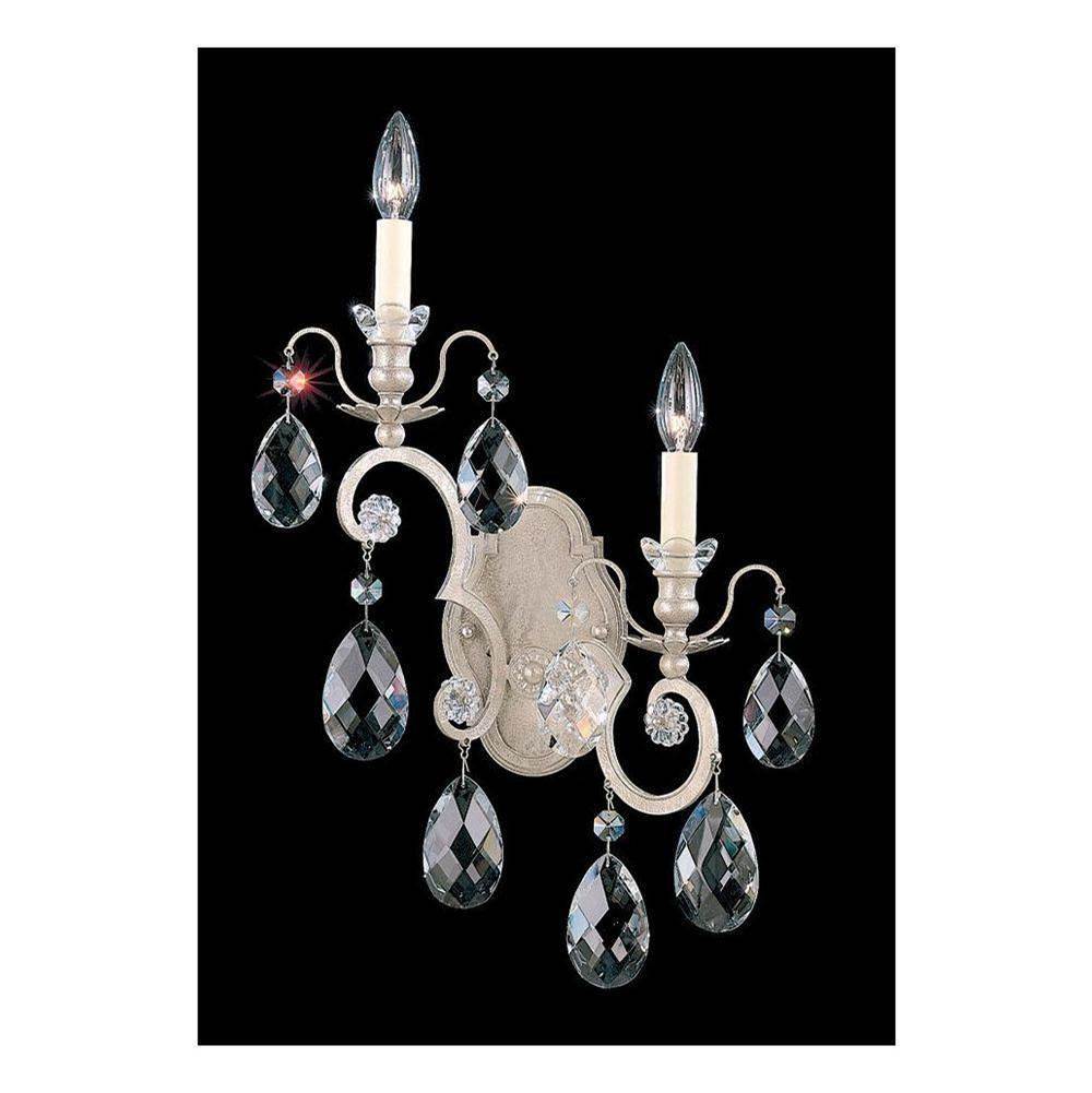 Schonbek Renaissance 2 Light 110V Wall Sconce in Etruscan Gold with Clear Crystals From Swarovski®