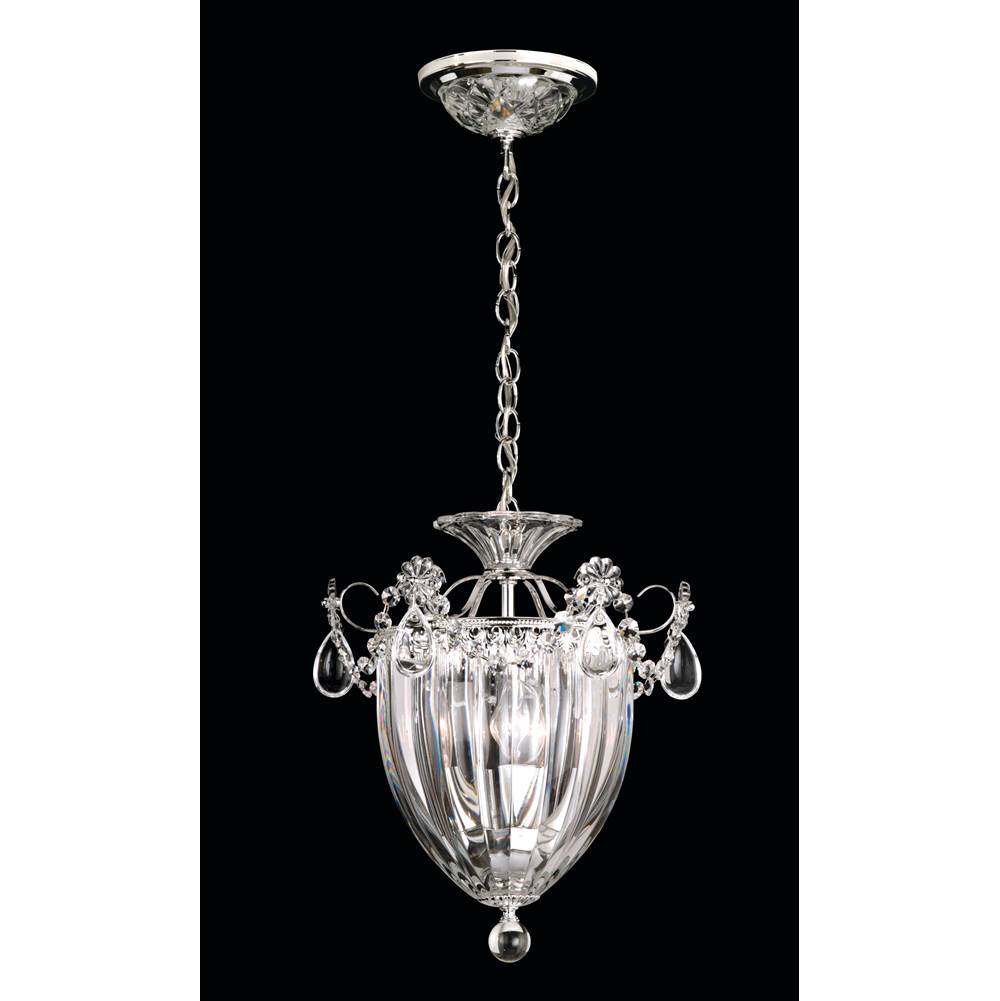 Schonbek Bagatelle 3 Light 110V Pendant in Silver with Clear Crystals From Swarovski®