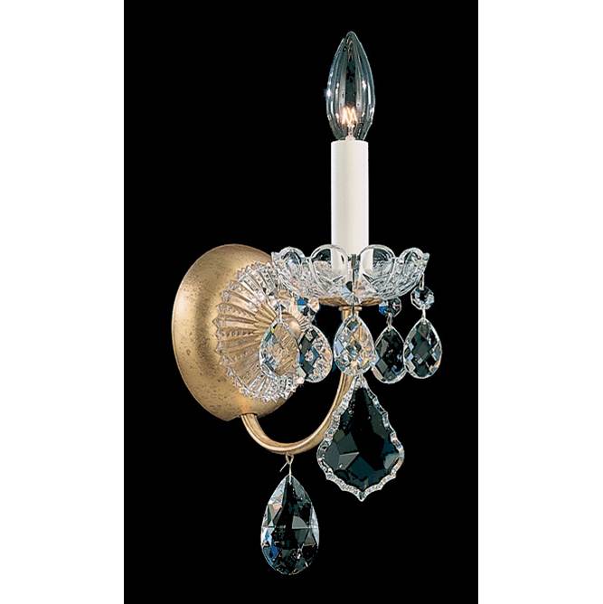 Schonbek New Orleans 1 Light 120V Wall Sconce in Black Pearl with Clear Radiance Crystal