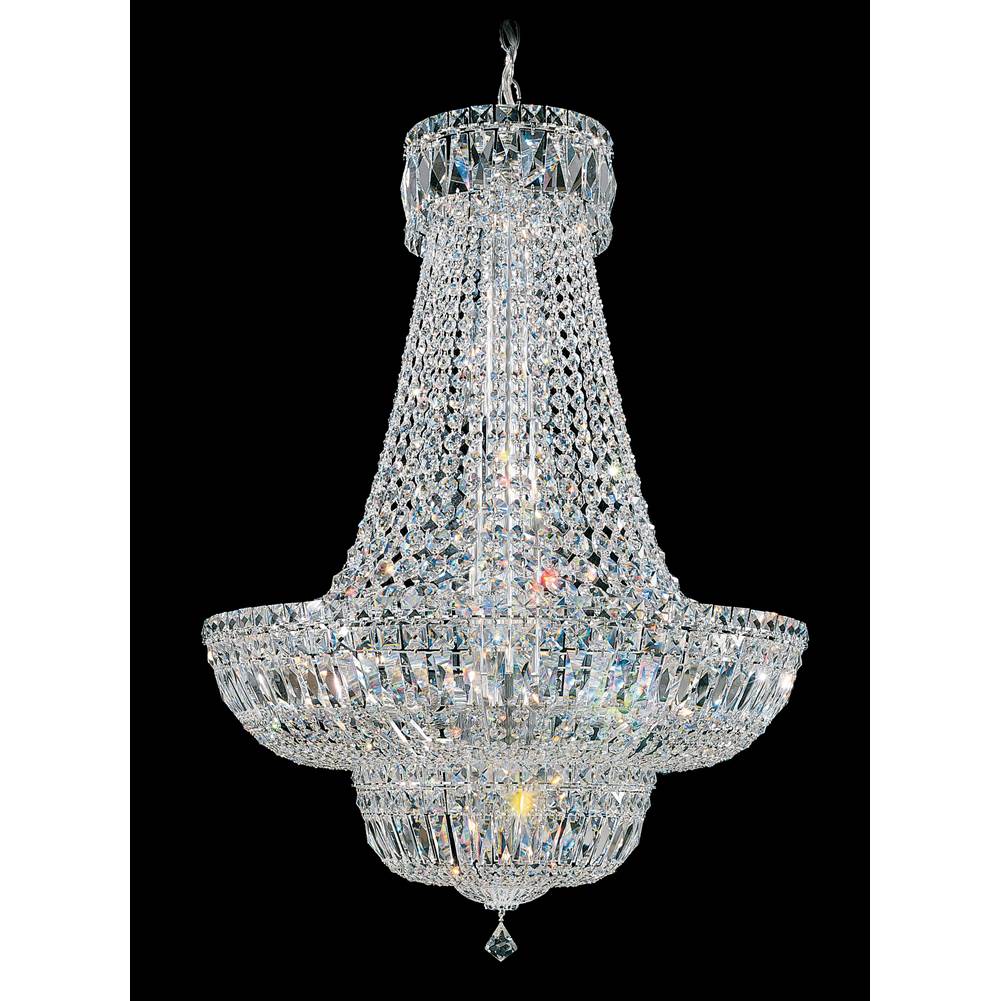 Schonbek Petit Crystal Deluxe 23 Light 120V Pendant in Aurelia with Clear Optic Crystal