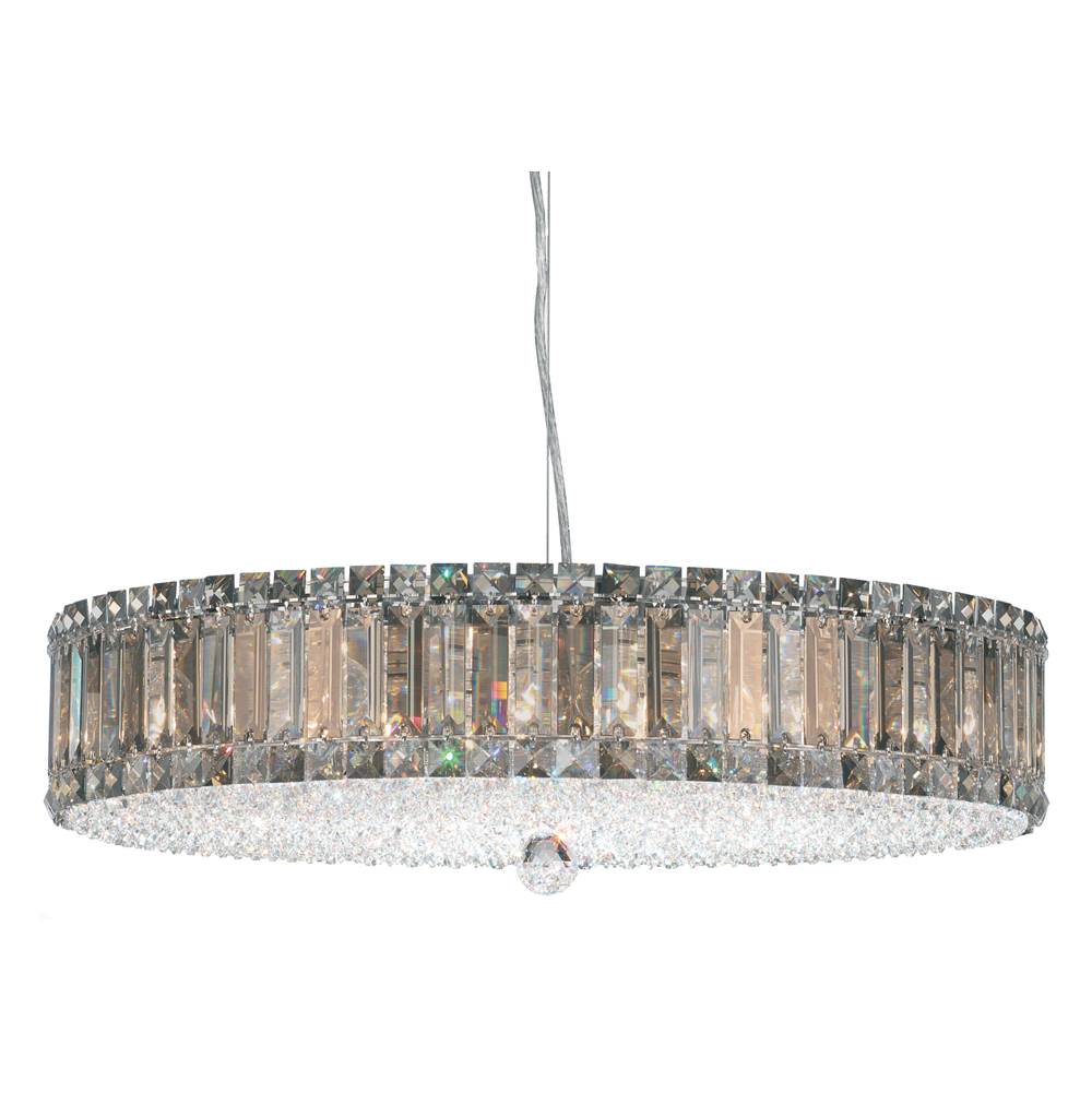 Schonbek Plaza 21 Light 120V Pendant in Polished Stainless Steel with Clear Radiance Crystal