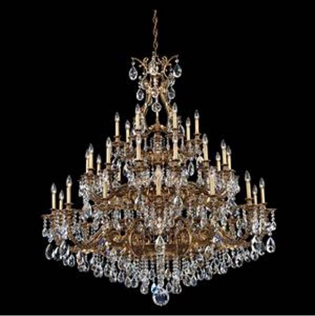 Schonbek Sophia 35 Light 110V Chandelier in French Gold with Clear Heritage Crystals