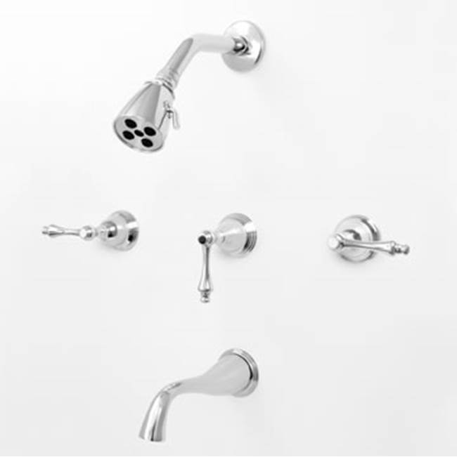 Sigma 3 Valve Tub & Shower Set Trim (Includes Haf And Wall Tub Spout) Montreal Satin Nickel .69