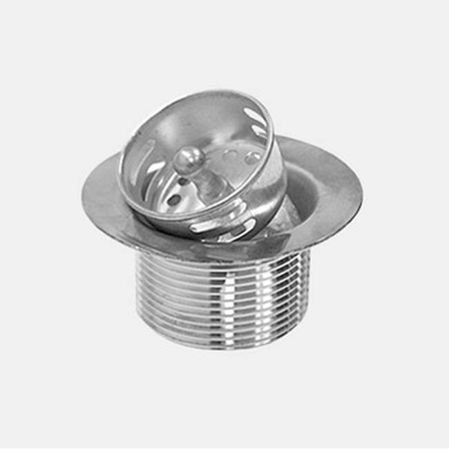 Sigma Midget Duo Strainer Basket, 1-1/2'' Npt, Fits 2'' Sink Openings. Complete With Nuts And Washers Satin Nickel .69