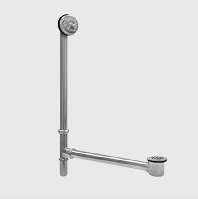 Sigma Concealed Trip-lever Waste & Overflow  with Bathtub Drain & Strainer  Makes up to 22''x 25''- 27'' Tall, Adjustable  POLISHED GOLD .24