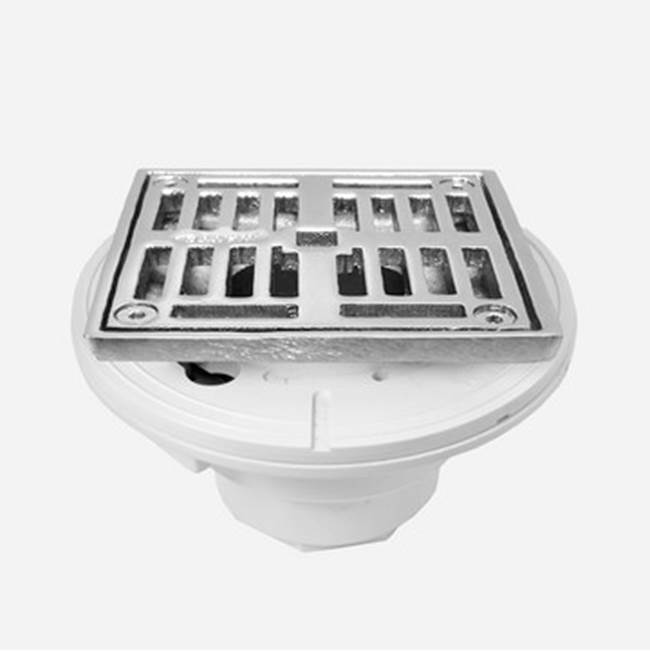 Sigma 4'' Square Pvc Shower Drain Body Only