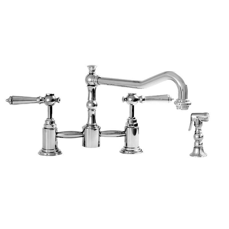Sigma Pillar Style Kitchen Faucet With Handspray & Ascot Antique Bronze .57