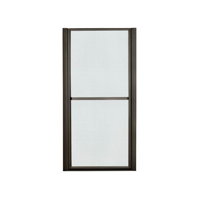 Sterling Plumbing Finesse™ Framed pivot shower door, 65-1/2'' H x 27-1/2 - 30-1/2'' W, with 1/8'' thick Rain glass
