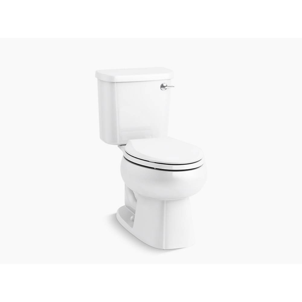Sterling Plumbing Windham™ Two-piece round-front 1.6 gpf toilet with right-hand trip lever