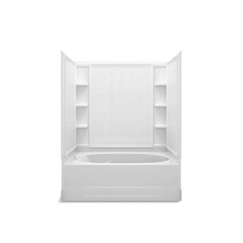 Sterling Plumbing Ensemble™ 60-1/4'' x 36'' bath/shower with right-hand above-floor drain