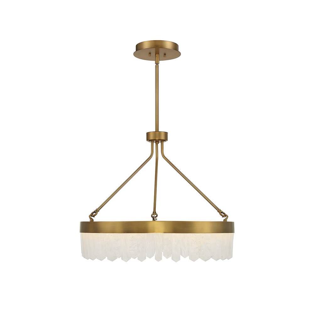 Savoy House Landon LED Pendant in Warm Brass