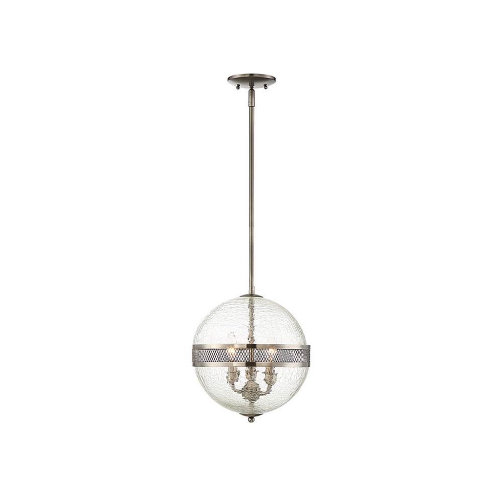Savoy House Stirling 3-Light Pendant in Polished Pewter