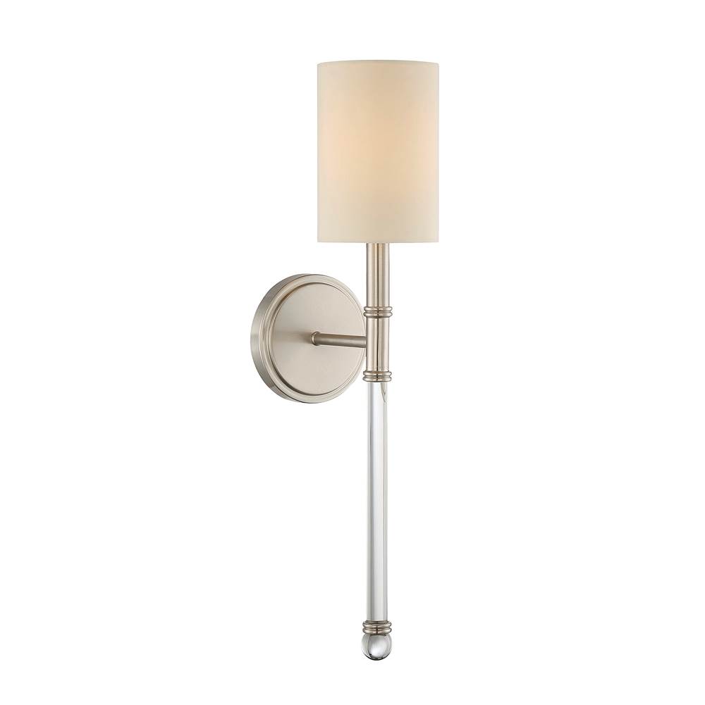 Savoy House Fremont 1-Light Wall Sconce in Satin Nickel