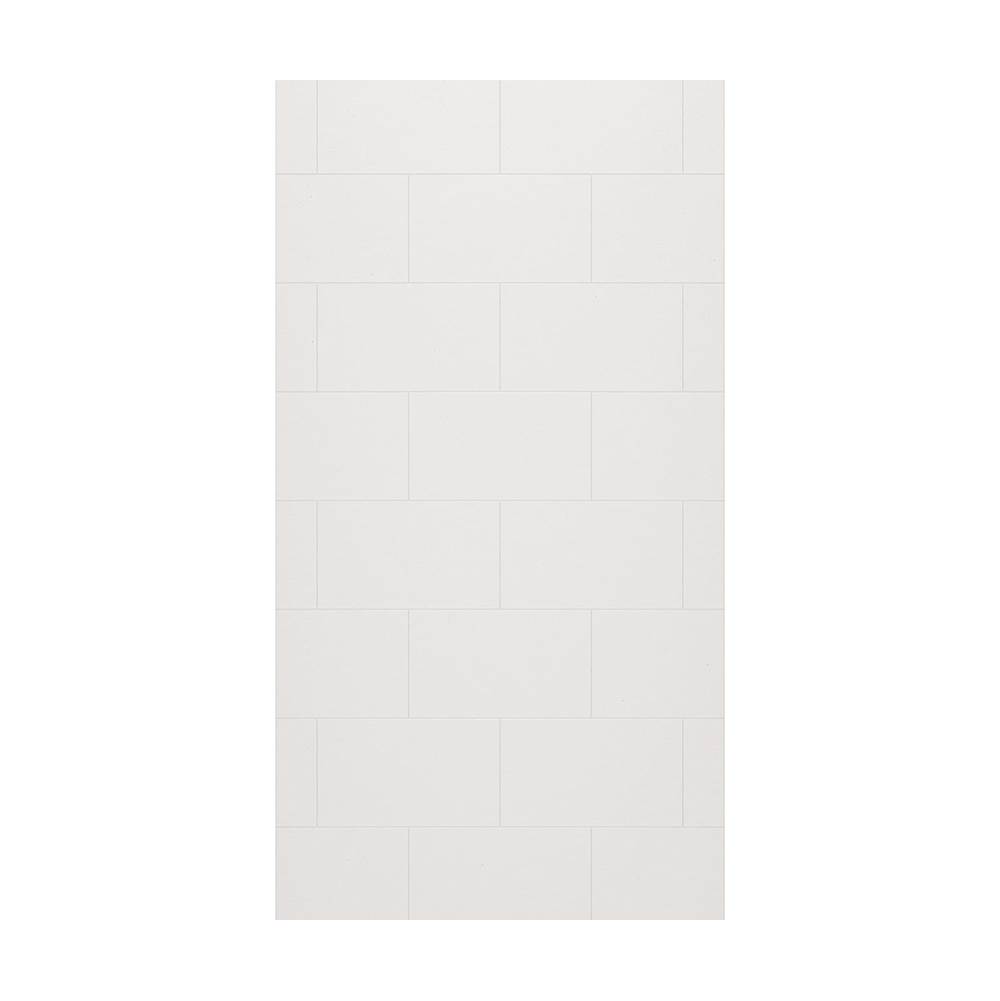 Swan TSMK-9650-1 50 x 96 Swanstone® Traditional Subway Tile Glue up Bathtub and Shower Single Wall Panel in Birch