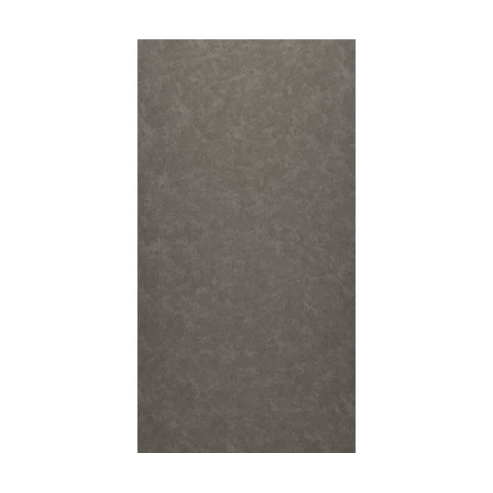 Swan SMMK-8438-1 38 x 84 Swanstone® Smooth Glue up Bathtub and Shower Single Wall Panel in Charcoal Gray
