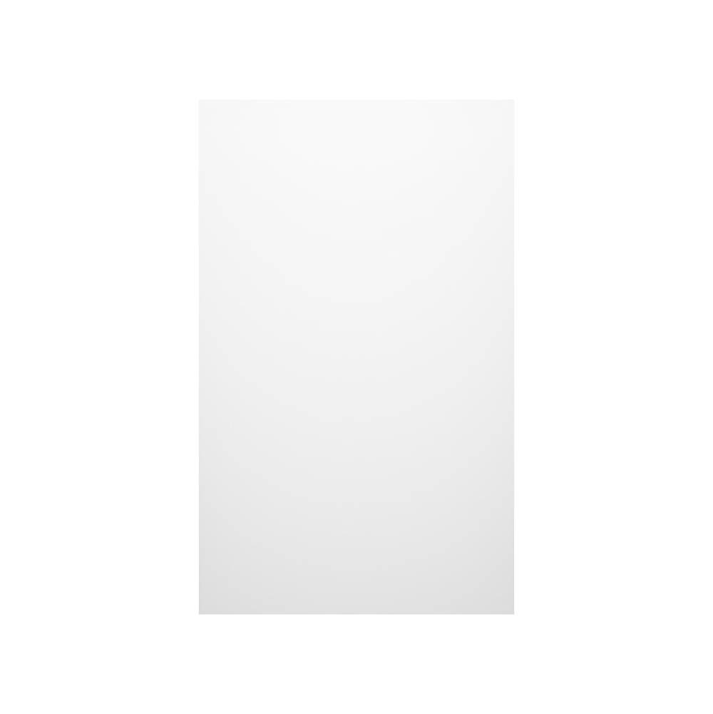 Swan SS-6072-1 60 x 72 Swanstone® Smooth Glue up Bathtub and Shower Single Wall Panel in White