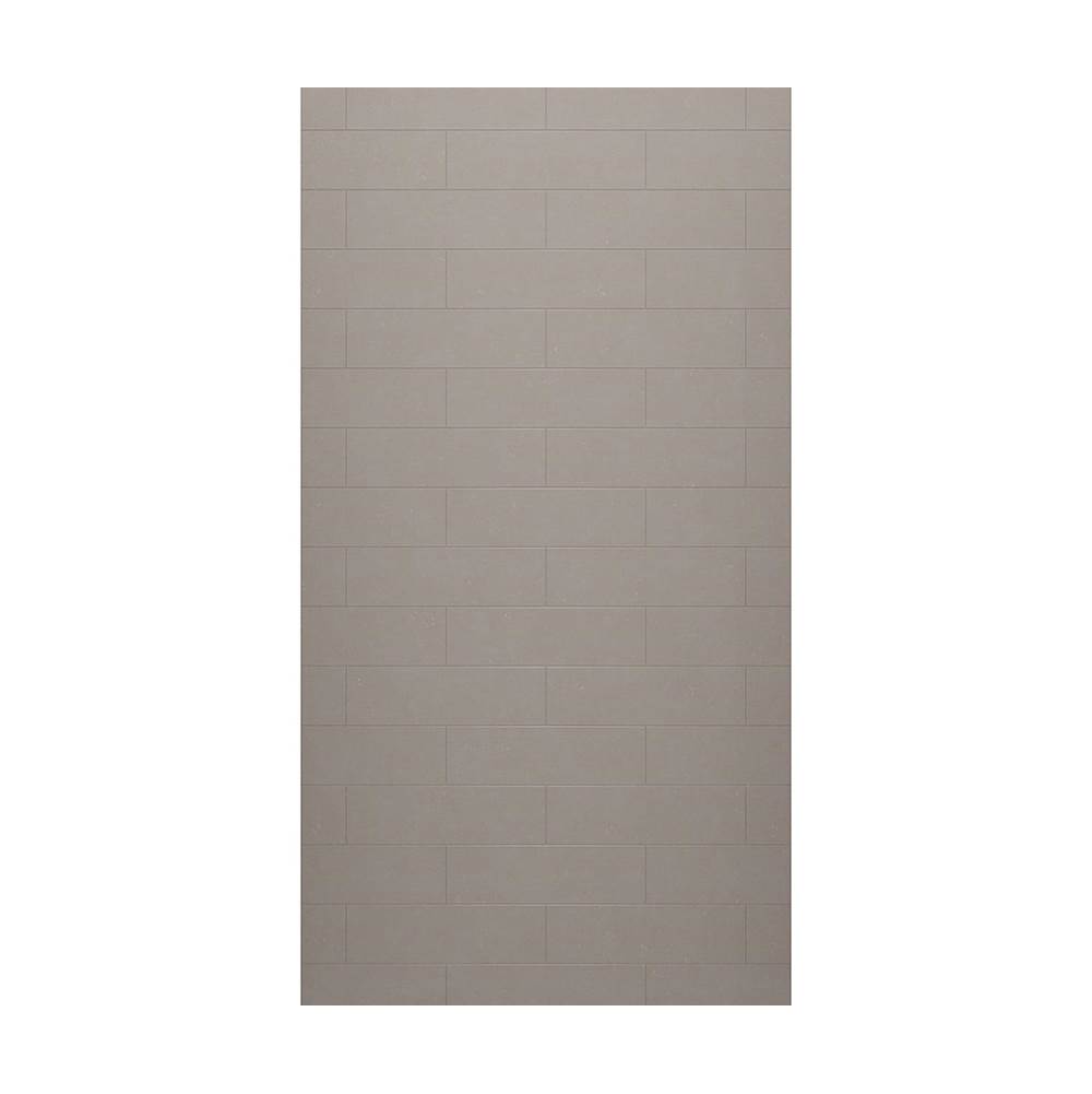 Swan MSMK-7242-1 42 x 72 Swanstone® Modern Subway Tile Glue up Bathtub and Shower Single Wall Panel in Clay