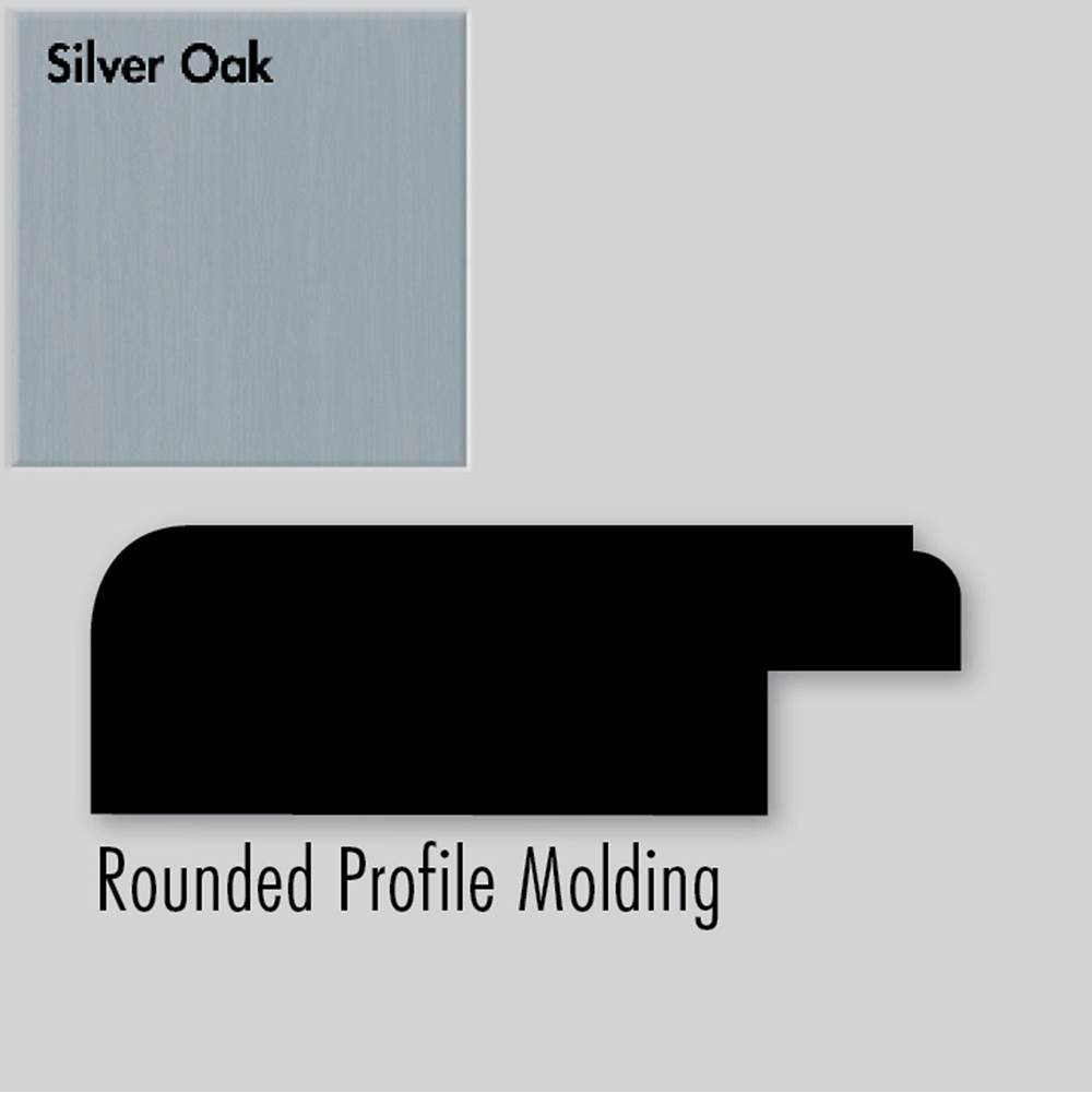 Strasser Woodenworks 2.25 X .75 X 72 Molding Round Silver Oak