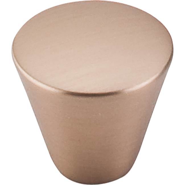 Top Knobs Cone Knob 1 1/16 Inch Brushed Bronze
