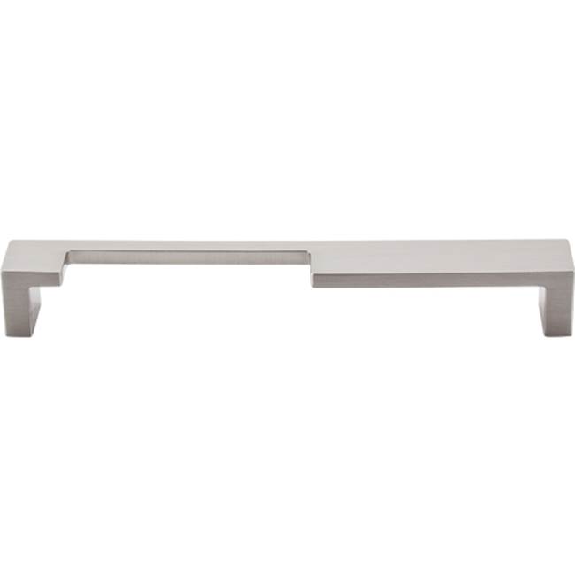 Top Knobs Modern Metro Notch Pull A 7 Inch (c-c) Brushed Satin Nickel