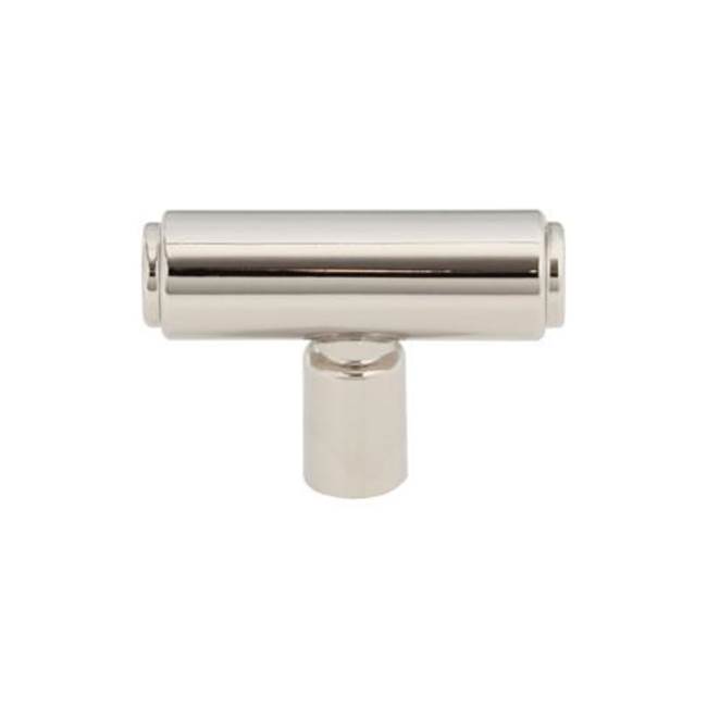 Top Knobs Clarence T-Knob 2 Inch Polished Nickel