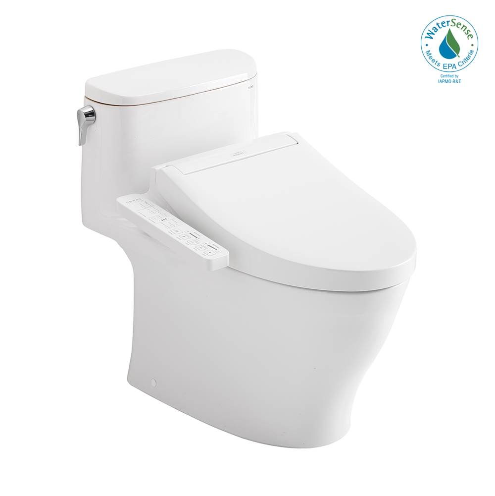 TOTO Toto® Washlet®+ Nexus® 1G® One-Piece Elongated 1.0 Gpf Toilet And Washlet C2 Bidet Seat, Cotton White