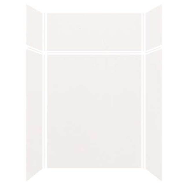 Transolid Expressions 32-in X 60-in X 96-in Glue to Wall Tub/Shower Wall Kit