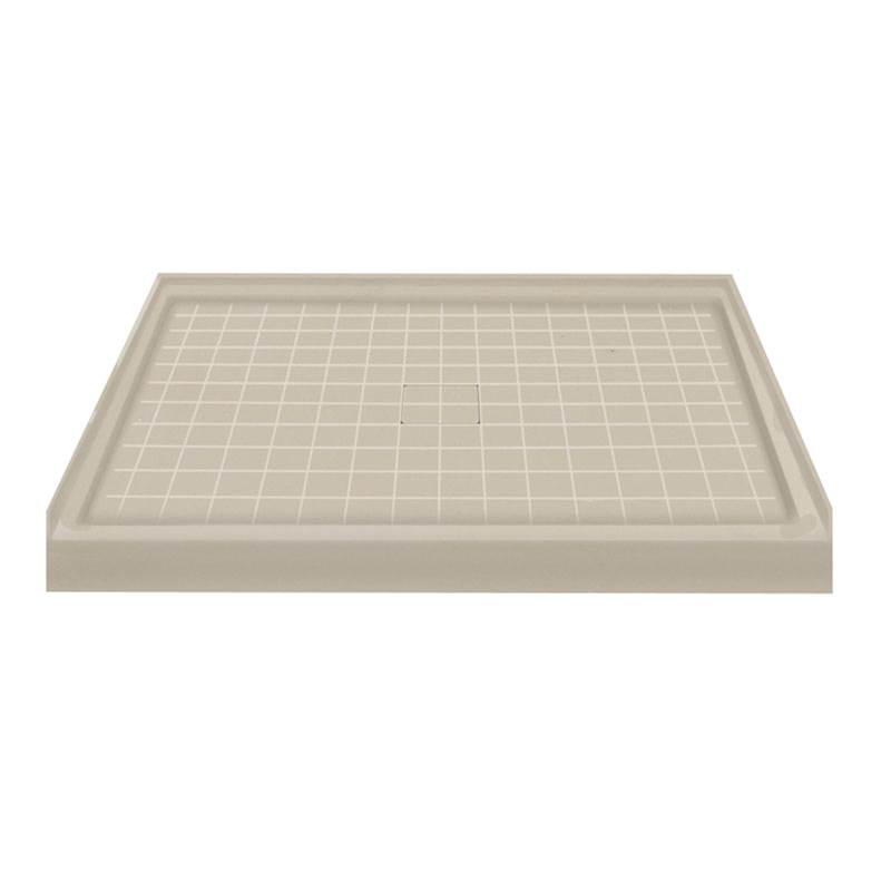 Transolid 48'' x 34'' Solid Surface Shower Base in Sand