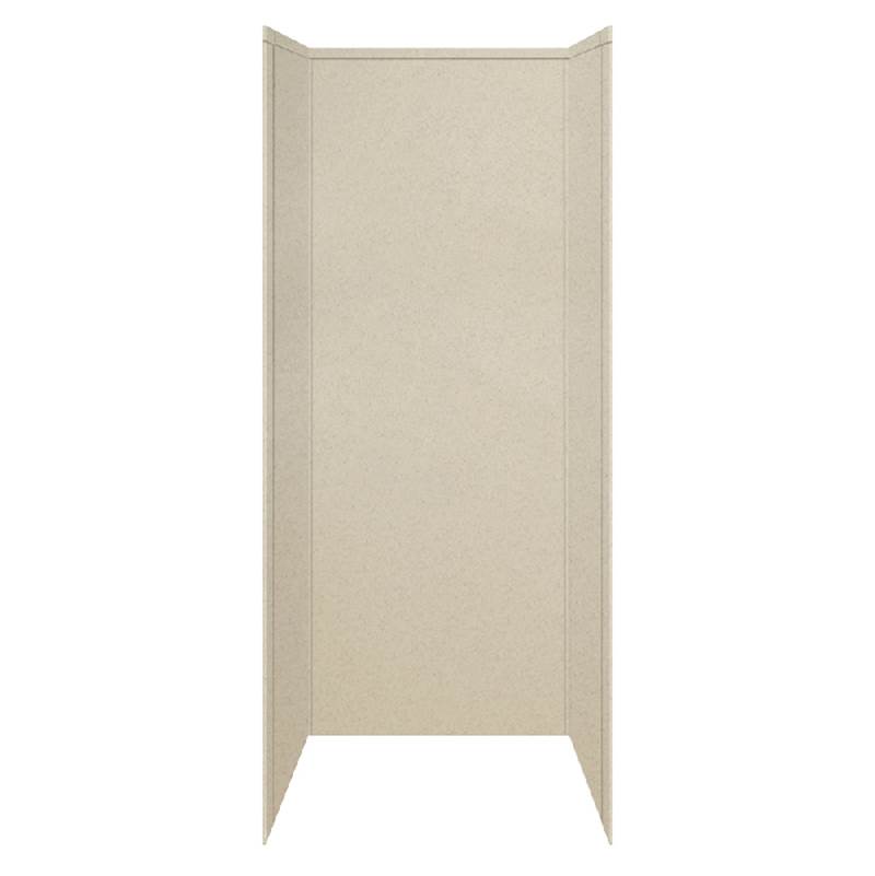 Transolid 48'' x 36'' x 96'' Decor Shower Wall Surround in Desert Earth
