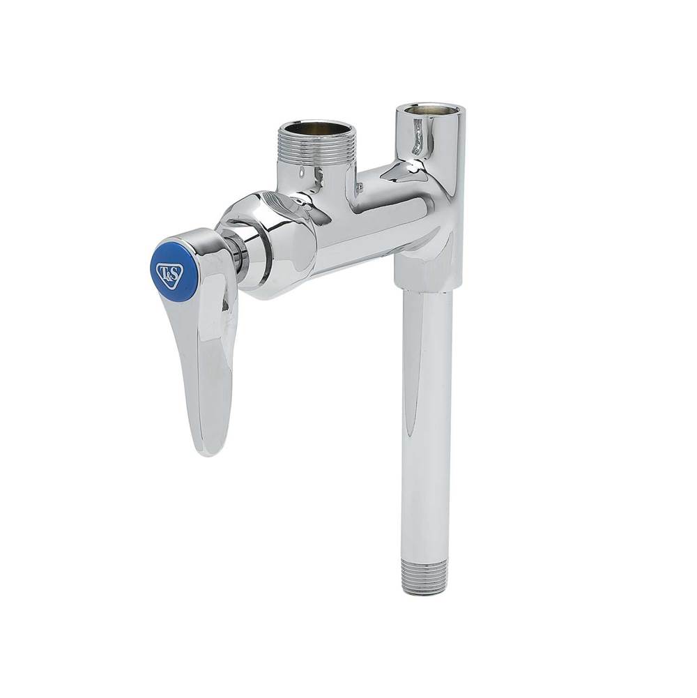 T&S Brass Add-On Faucet, Less Nozzle, Lever Handle, 5'' Nipple