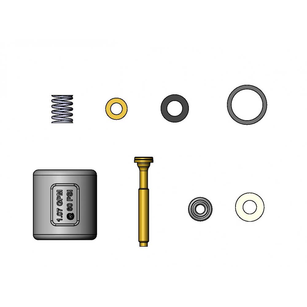T&S Brass Parts Kit for B-0107-J Low-Flow Spray Valve (New-Style)