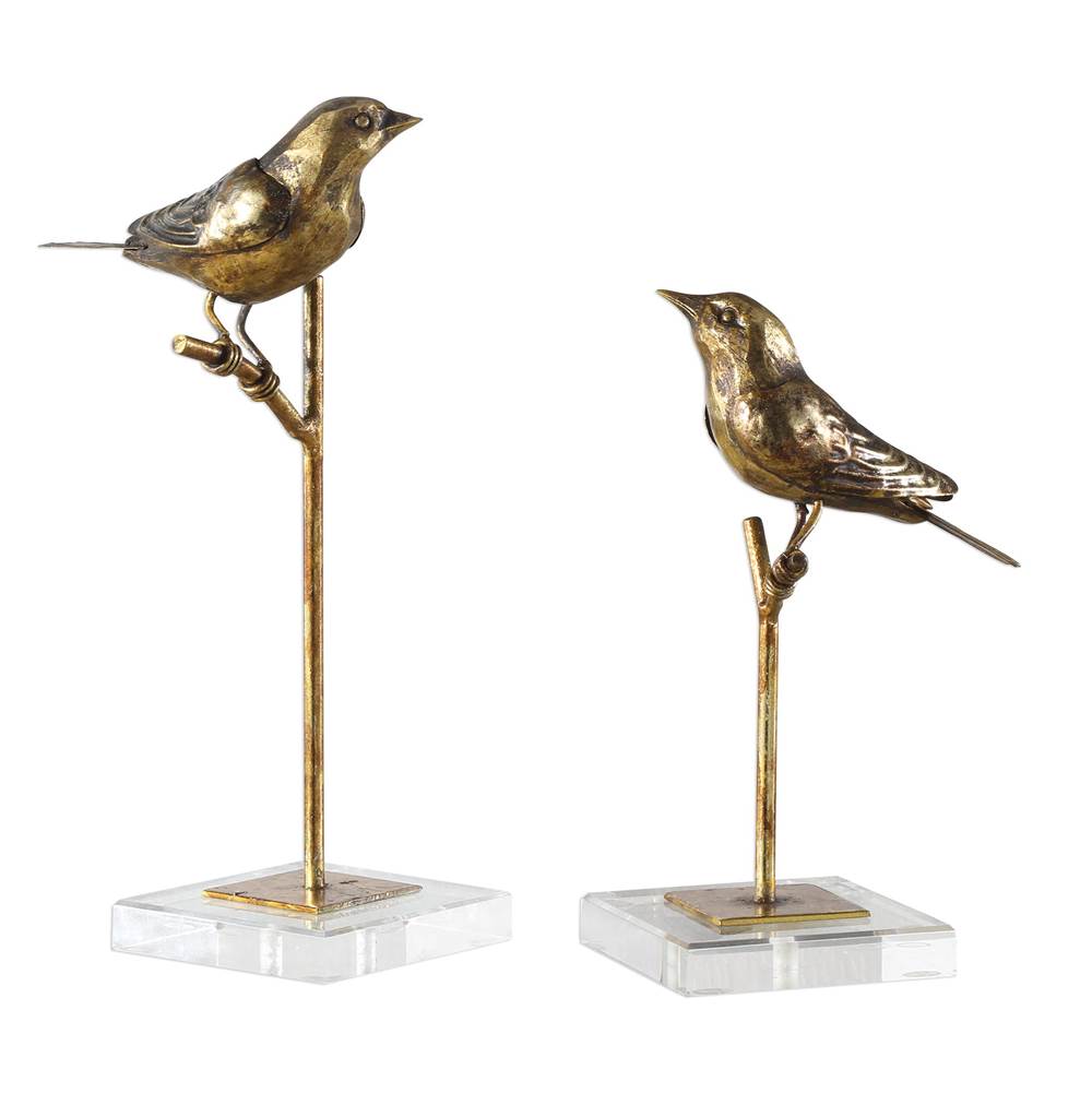 Uttermost Uttermost Passerines Bird Sculptures S/2