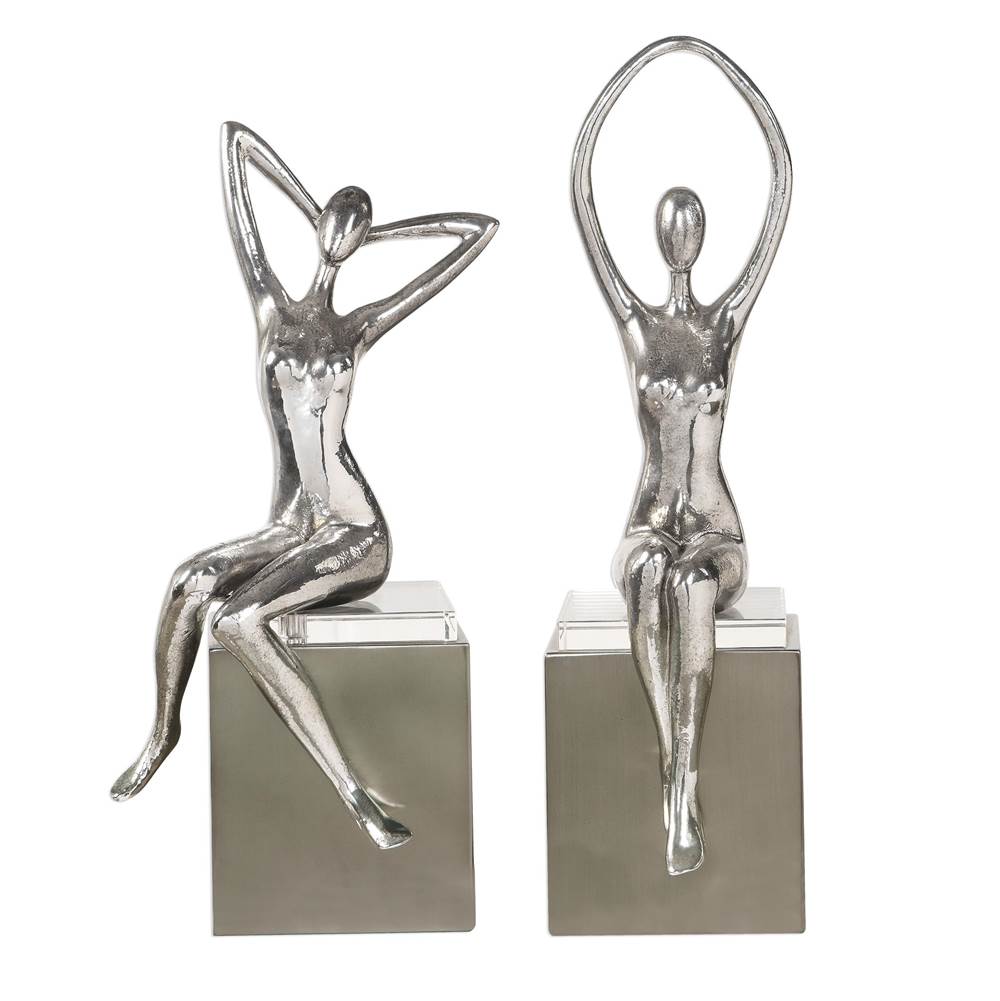 Uttermost Uttermost Jaylene Silver Sculptures, S/2