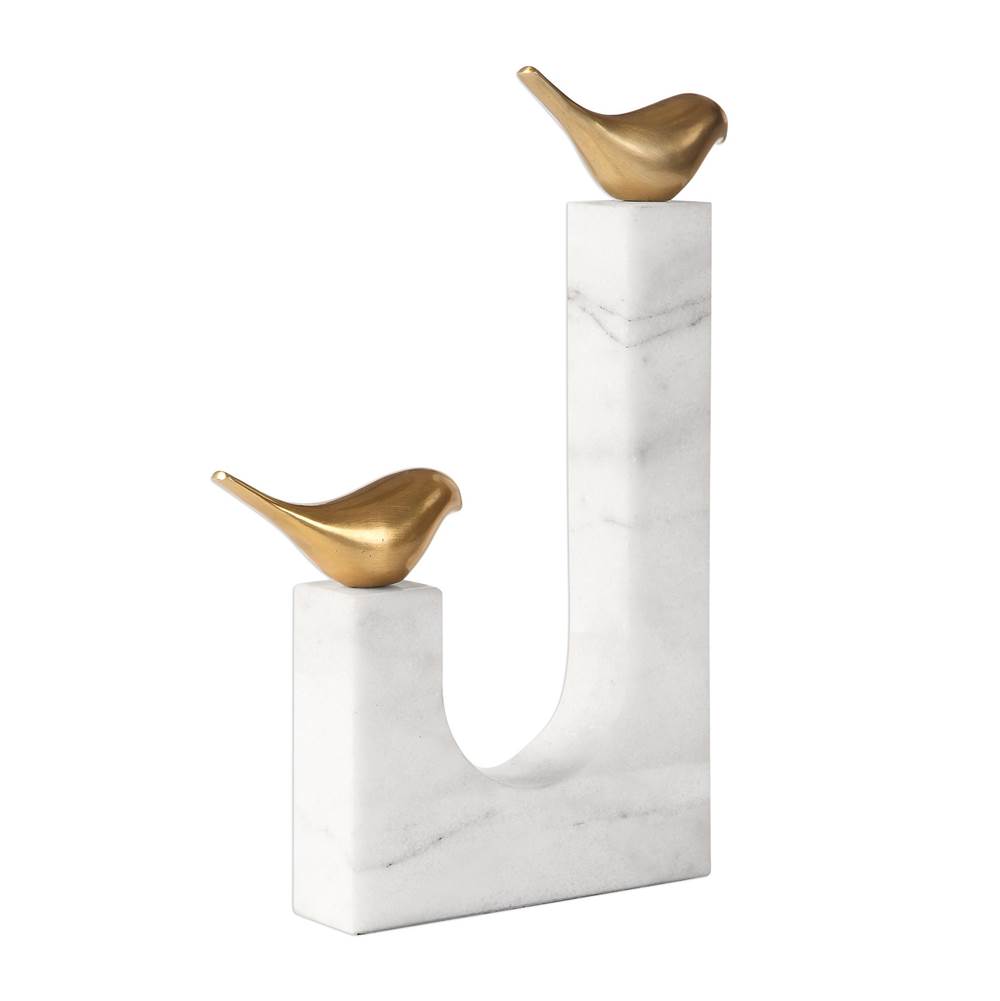 Uttermost Uttermost Songbirds Brass Sculpture