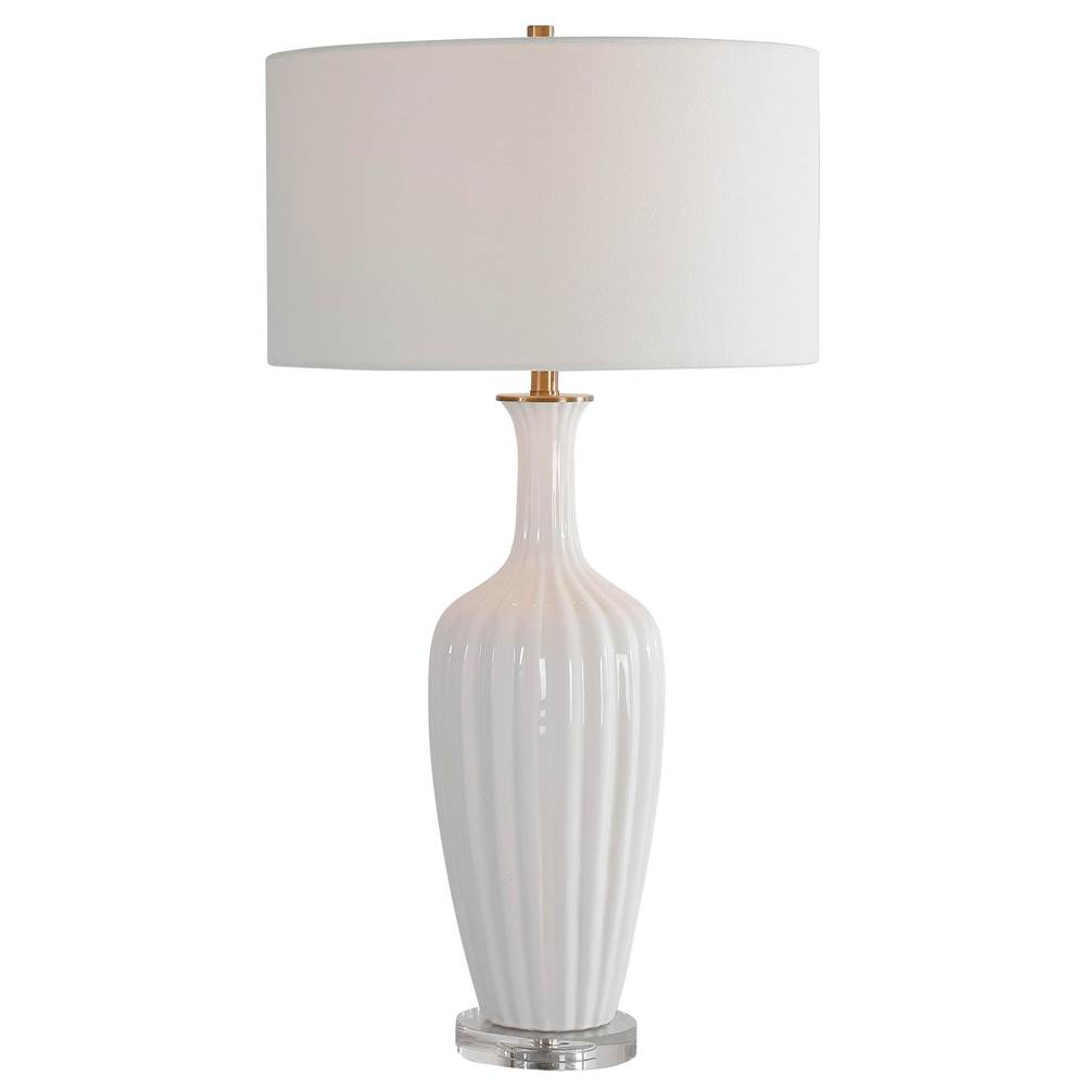 Uttermost Uttermost Strauss White Ceramic Table Lamp