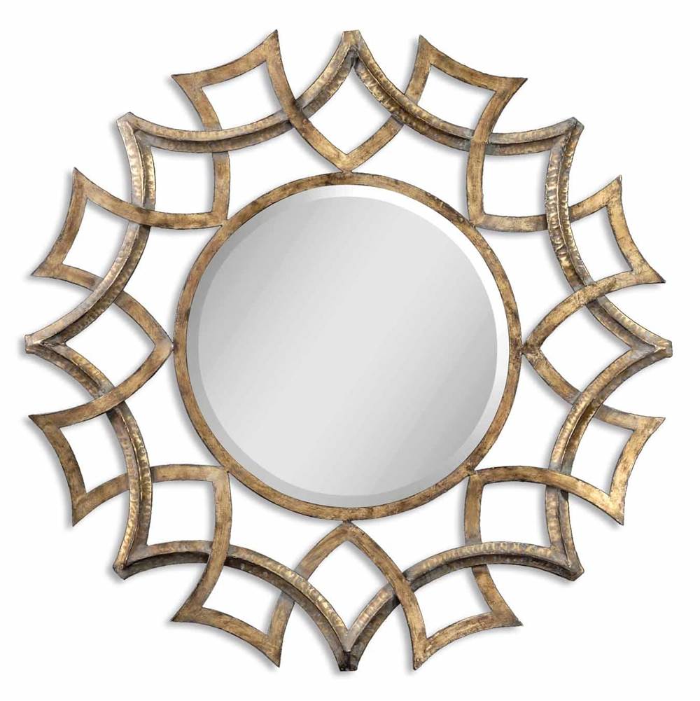 Uttermost Uttermost Demarco Round Antique Gold Mirror
