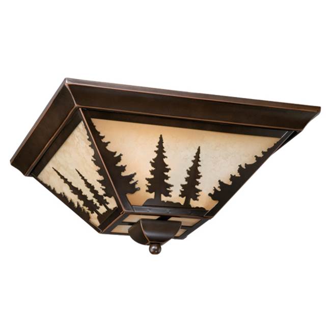 Trail Light Flush Mount Outdoor Ceiling Fixture Vaxcel Lighting Bronze T0109 