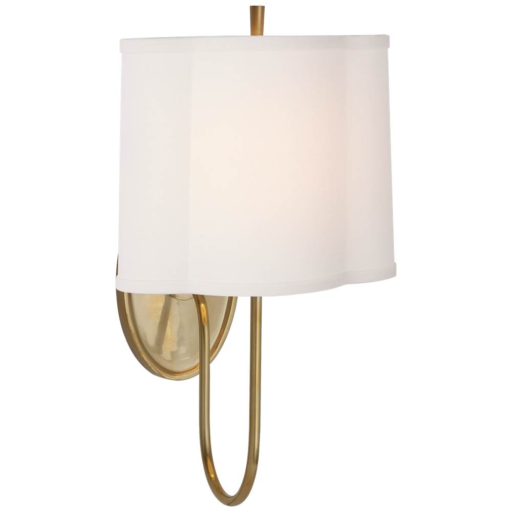 Visual Comfort Signature Collection Simple Scallop Wall Sconce