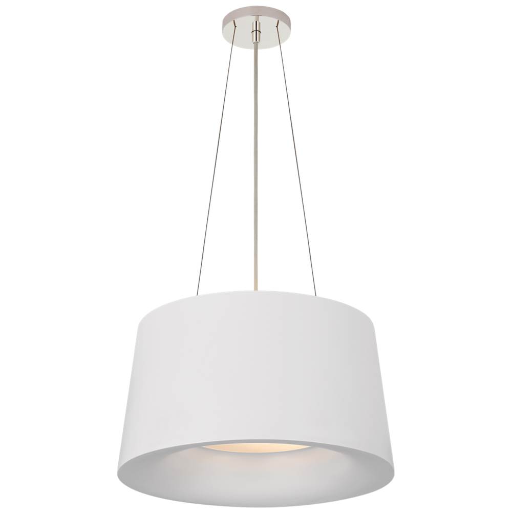 Visual Comfort Signature Collection Halo Small Hanging Shade in Matte White