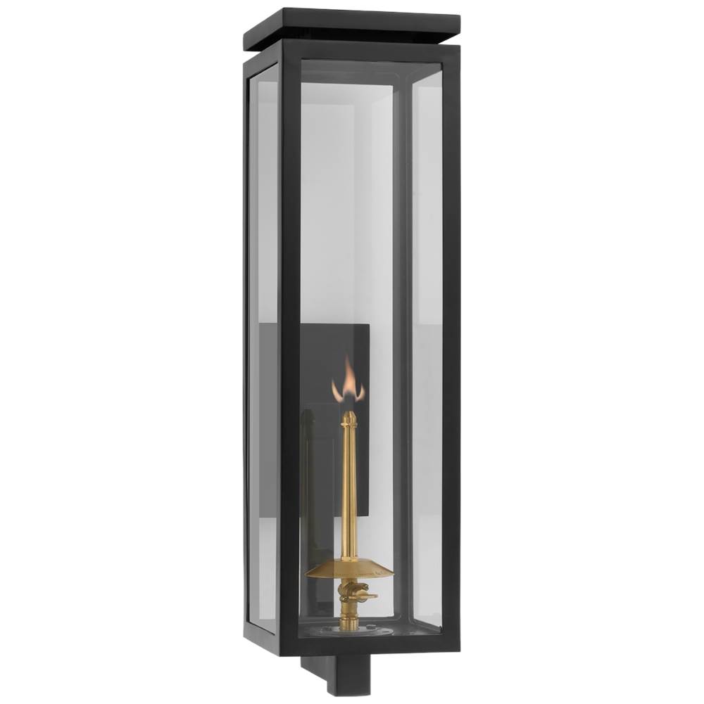 Visual Comfort Signature Collection Fresno Large Bracketed Gas Wall Lantern
