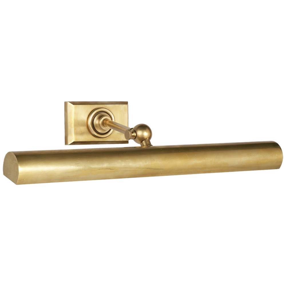 Visual Comfort Signature Collection 18'' Cabinet Maker''s Picture Light in Hand-Rubbed Antique Brass