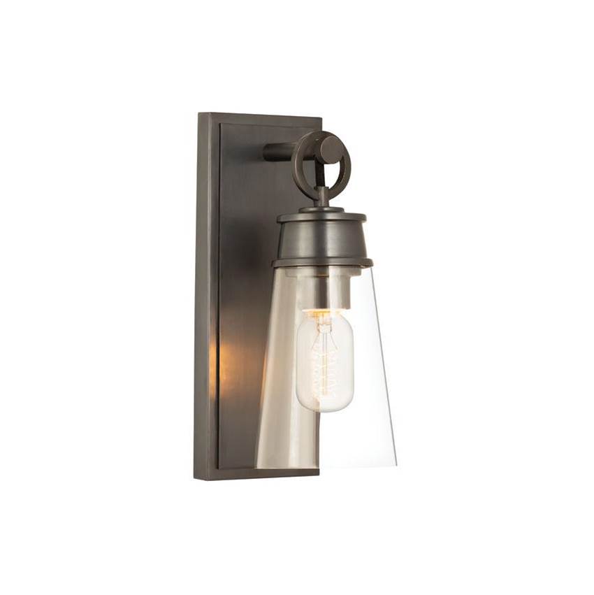 Z-Lite Wentworth 1 Light Wall Sconce in Plated Bronze