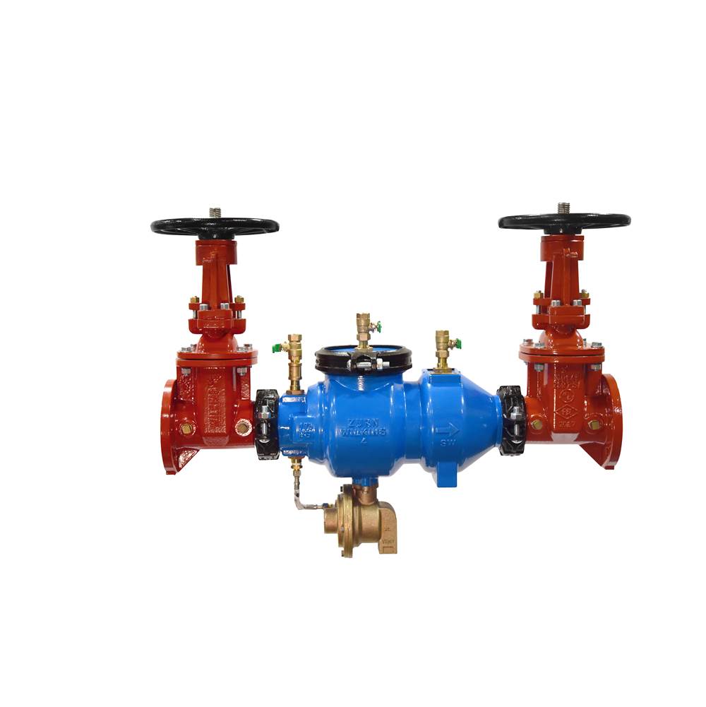 Zurn Industries 3'' 375A Reduced Pressure Principle Backflow Preventer With OsAndY Gate Valves
